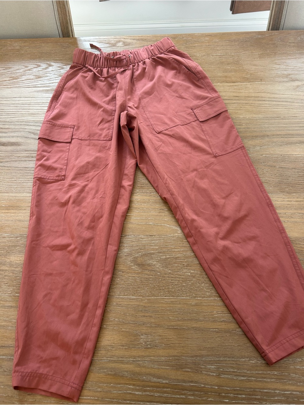 Cargo Jogger Pants in Dusty Rose